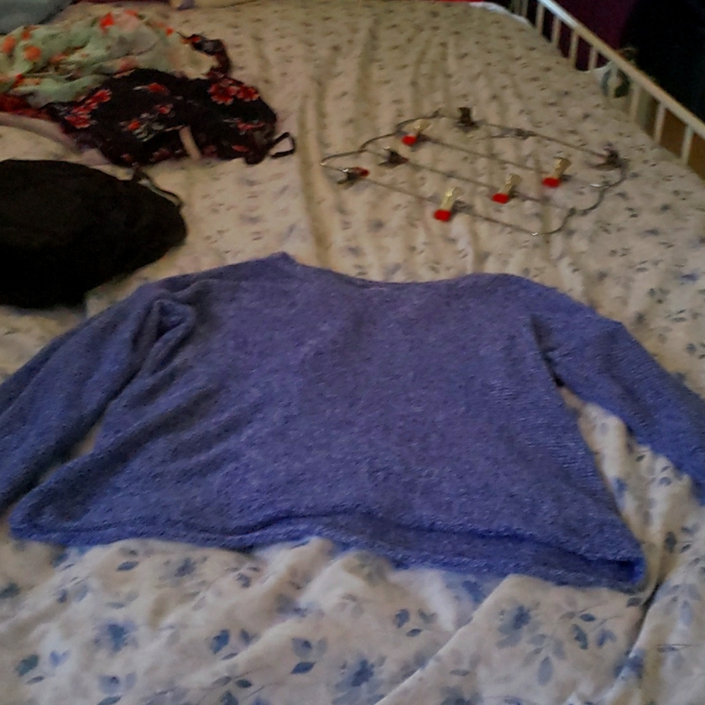 Blue old navy sweater size 14